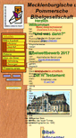 Mobile Screenshot of bibelgesellschaft-mecklenburgische.de
